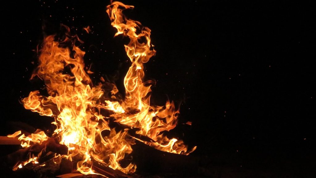 Bonfires in Gràcia